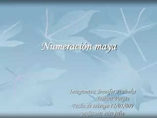 numeraci n maya