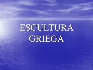 escultura griega