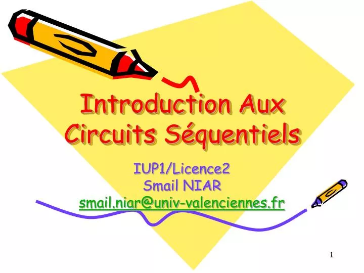 introduction aux circuits s quentiels