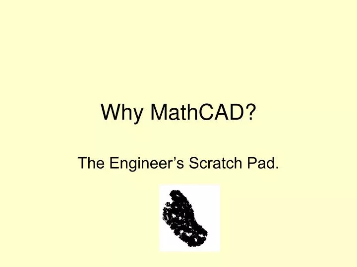 why mathcad
