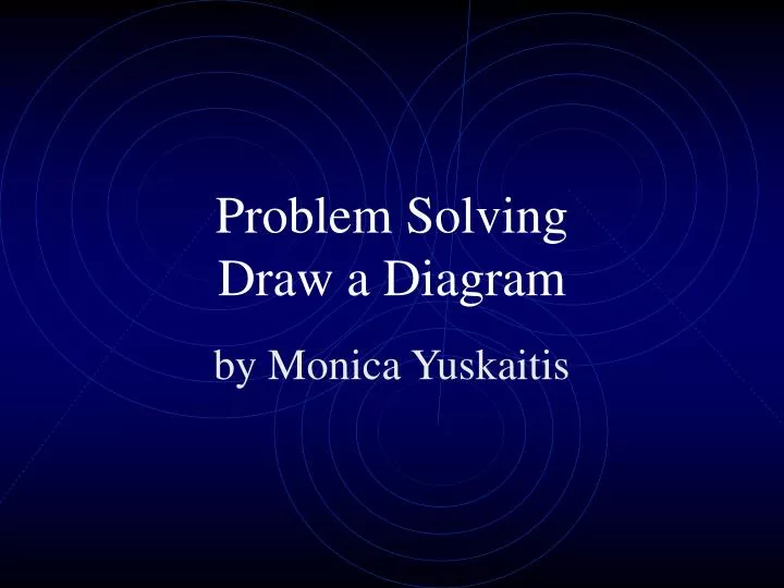 problem solving draw a diagram