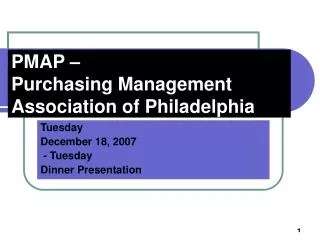 PMAP – Purchasing Management Association of Philadelphia