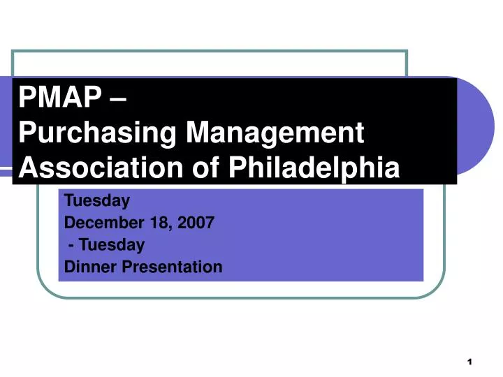 pmap purchasing management association of philadelphia