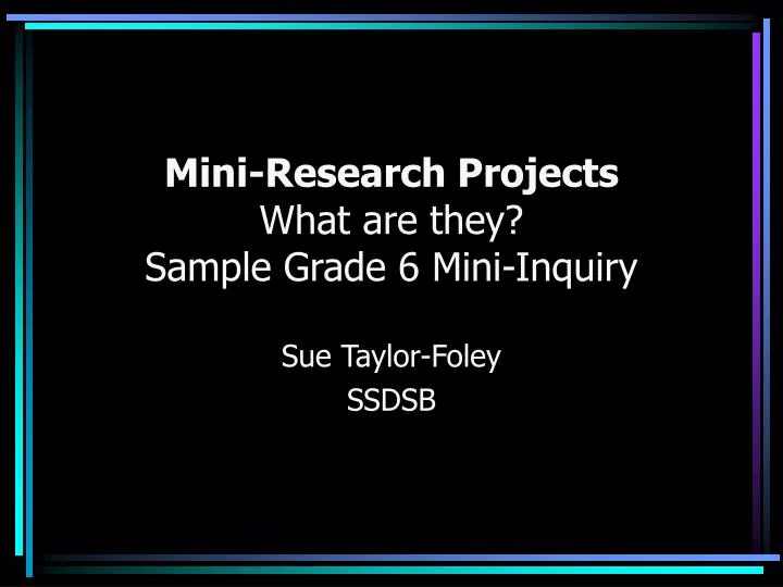 mini research projects what are they sample grade 6 mini inquiry