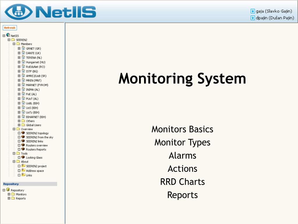 PPT - Monitoring System PowerPoint Presentation, free download - ID:903239