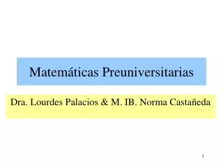 matem ticas preuniversitarias