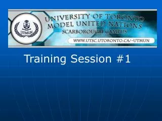Training Session #1
