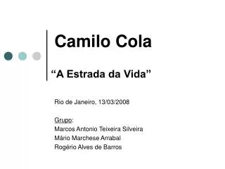 camilo cola