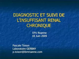 epu roanne 18 juin 2009 pascale toison laboratoire gerbay p toison@lbmroanne com
