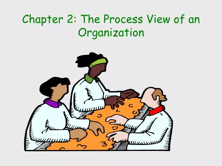 chapter 2 the process view of an organization