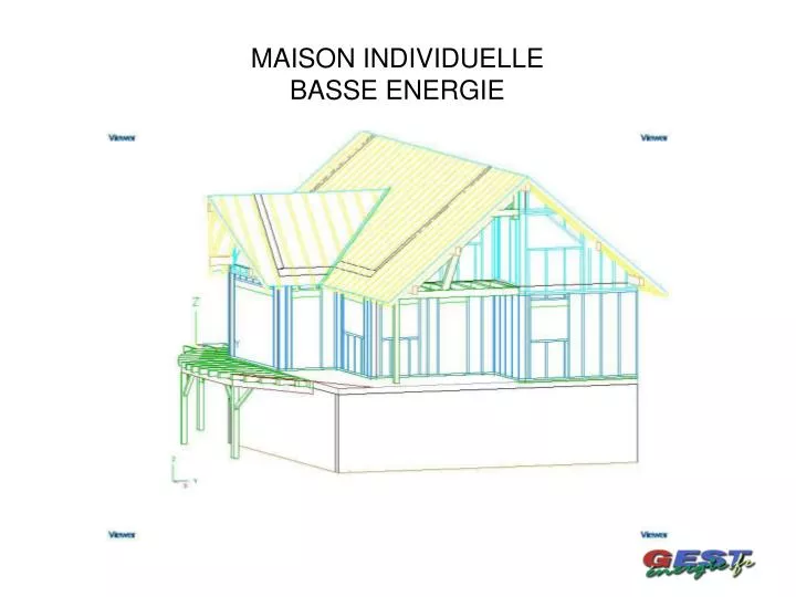 maison individuelle basse energie