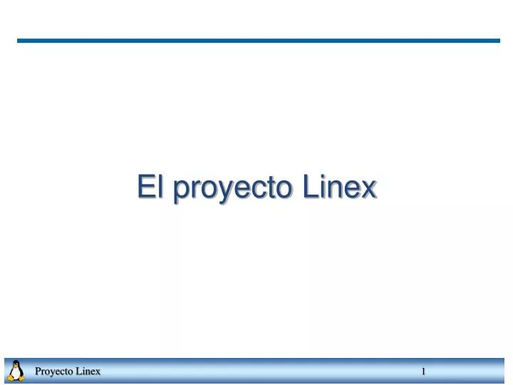 el proyecto linex