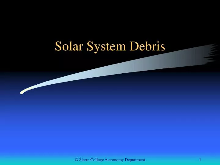 solar system debris