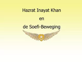 Hazrat Inayat Khan en de Soefi-Beweging