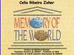 Celia Ribeiro Zaher - slide 1