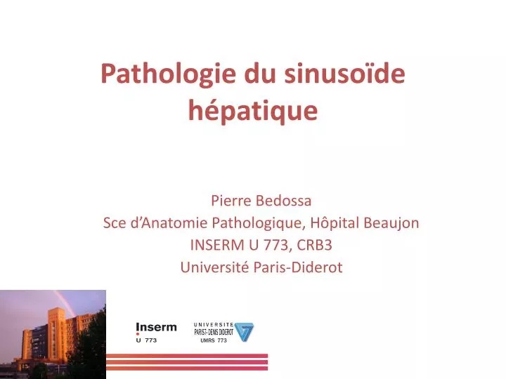 pathologie du sinuso de h patique