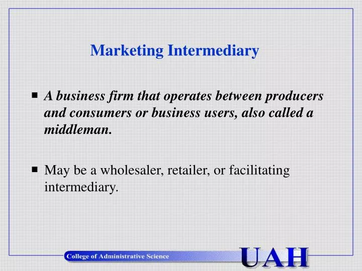 marketing intermediary
