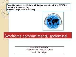 Syndrome compartimental abdominal