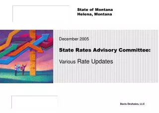 State Rates Advisory Committee: Various Rate Updates