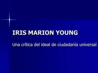 iris marion young