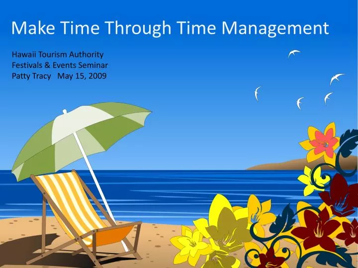 make time through time management