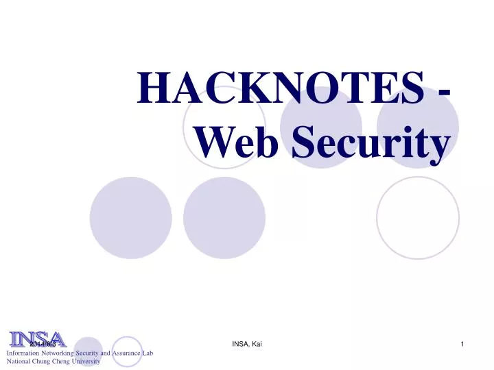 hacknotes web security