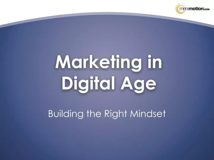 marketing in digital age