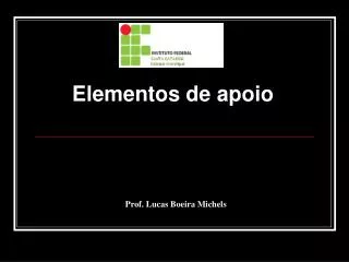 Prof. Lucas Boeira Michels