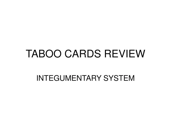 taboo cards review