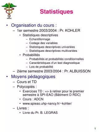 statistiques