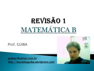 revis o 1 matem tica b