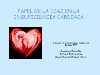 PAPEL DE LA ECA2 EN LA INSUFICIENCIA CARDIACA