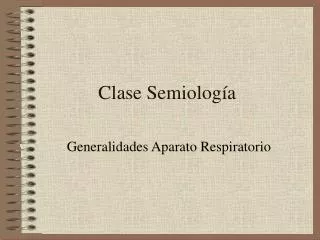 clase semiolog a