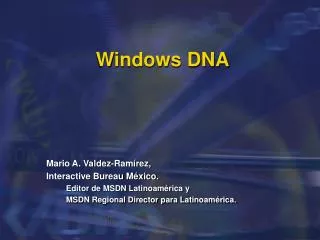 windows dna