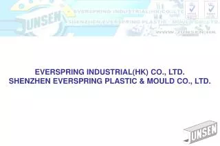 EVERSPRING INDUSTRIAL(HK) CO., LTD. SHENZHEN EVERSPRING PLASTIC &amp; MOULD CO., LTD.