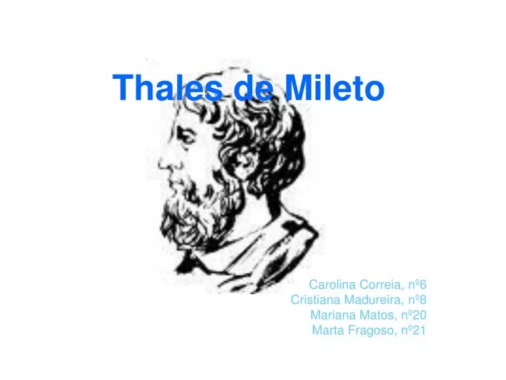 thales de mileto