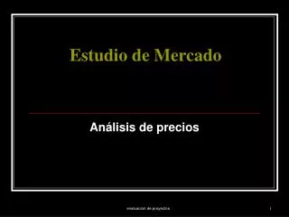 estudio de mercado