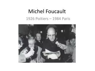 michel foucault