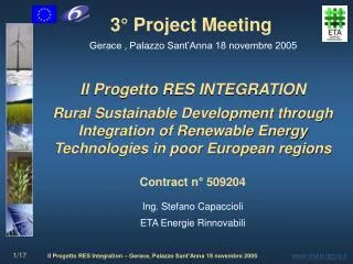 3 project meeting