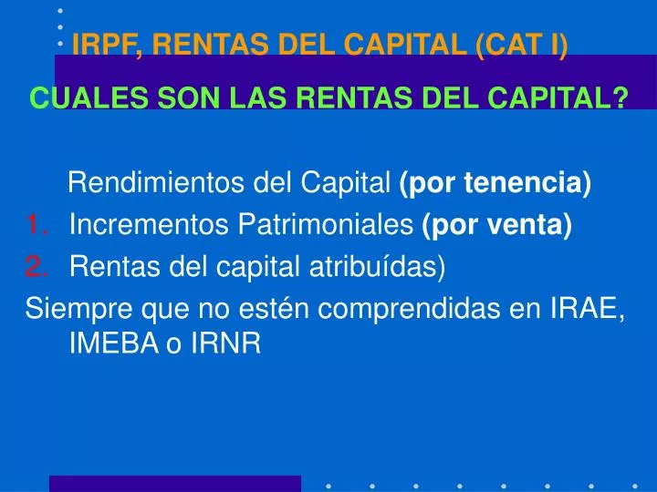 irpf rentas del capital cat i