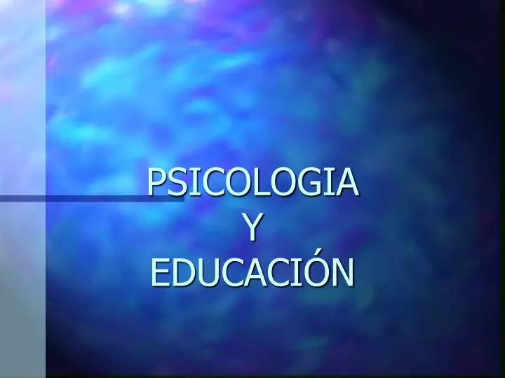 psicologia y educaci n