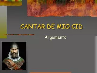 cantar de mio cid