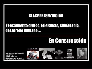 CURSO DE FORMACIÓN GENERAL CICLO BÁSICO, UNIVERSIDAD DE CHILE