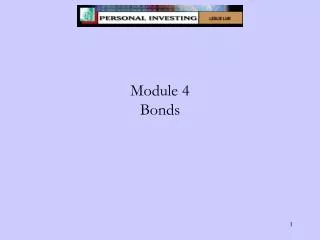 Module 4 Bonds