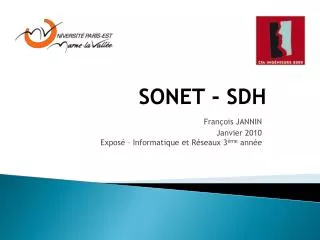 fran ois jannin janvier 2010 expos informatique et r seaux 3 me ann e