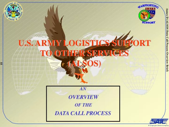 u s army logistics support to other services alsos