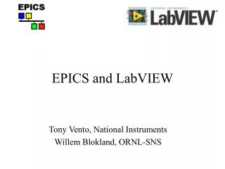 EPICS and LabVIEW