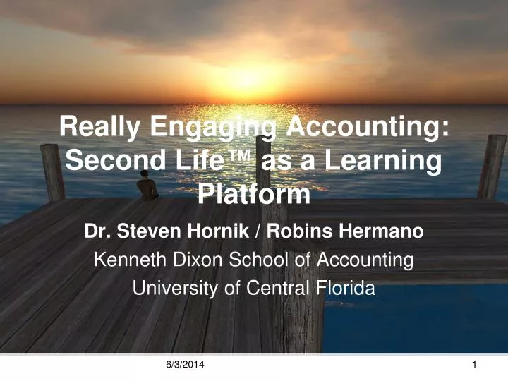 really engaging accounting second life as a learning platform