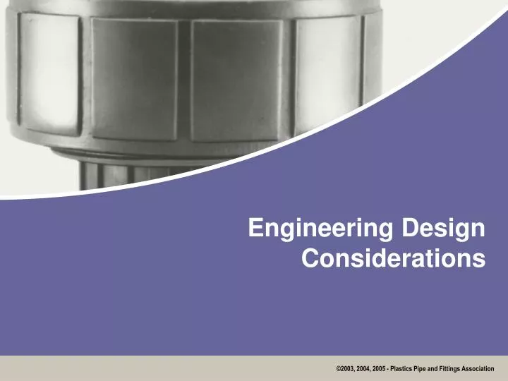 engineering design considerations