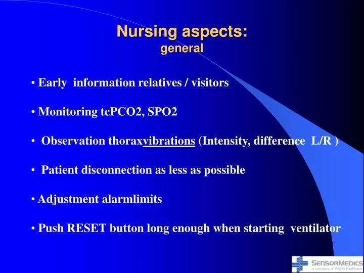 nursing aspects general